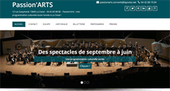 Desktop Screenshot of passion-arts-laciotat.com